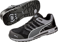 PUMA Elevate Knit Black Low 643160 44 Veiligheidsschoenen ESD S1P Schoenmaat (EU): 44 Zwart, Grijs 1 stuk(s)