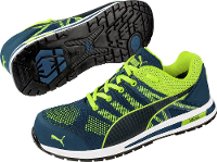 PUMA Safety Elevate Knit Green Low 643170 47 Veiligheidsschoenen S1P Maat: 47 Groen, Geel 1 paar