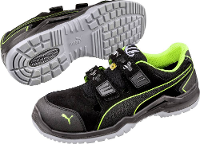 PUMA Safety Neodyme Green Low 644300 44 ESD veiligheidsschoenen S1P Maat: 44 Zwart, Groen 1 paar