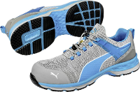 PUMA Safety XCITE GREY LOW 643860 40 ESD veiligheidsschoenen S1P Maat: 40 Grijs, Blauw 1 paar