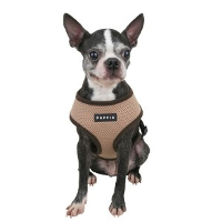 Puppia Soft Vest Harness Beige Hondentuig S