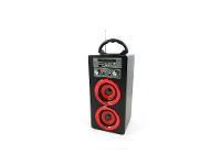 Pure Acoustics: MCP 20 Karaoke set   Zwart/rood