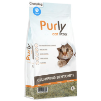 Purly Clumping bentoniet kattenbakvulling Natural 5 liter