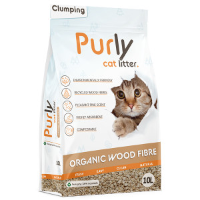 Purly Organic Clumping houtvezel kattenbakvulling 10 liter