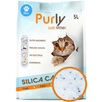 Purly silica kattenbakvulling   probeerpakket 2x alle geuren (6 x 5 liter)