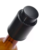 Push Type Geïntegreerde Roodwijn Vakuum Flesstopper Roodwijn Bewaring Flesstopper Met Tijdschaal Roodwijnstopper