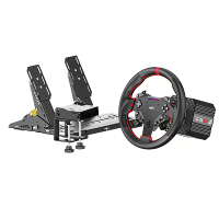 PXN VD4 Bundle Direct Drive Racing Wheel 4Nm 11 inch Aluminum Paddles Hall Sensor Pedals Desktop Stand for PC Sim Racing