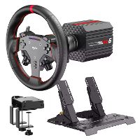 PXN VD6 Bundle PC stuurwiel en pedalen 6 Nm Direct Drive Servo Motor Base W AS Racing Wheel PD Hall effect 2 pedalen set