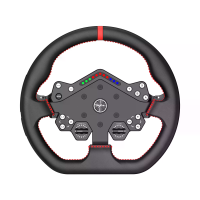 PXN W DS R2 Gaming Racing Wheel Compatibel met VD4/VD6/VD10 Bases Snelle Koppeling 4 Pedaal Versnellers Dynamische RGB T