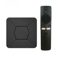 Q5 2G+8G 4K Android 10.0 TV Box Allwinner H313 Quad core Ondersteuning 2.4G/5G Dual WiFI+BT5.0 Stemafstandsbediening Med