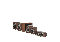 Q Acoustics: Q3010i 5.1 Homecinema Pack   Walnoot