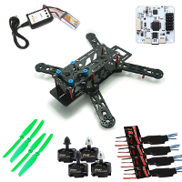 Qav250 280mm Carbon Fiber Arf Combo Emax Mt2204 12a Esc Cc3d