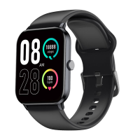 QCY GTC 1.85 Inch Groot Scherm SpO2 Hartslag Gezondheidsmonitoring 70 Sportmodi IPX8 Aangepast Horlogegezicht Slim Horlo