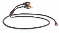 QED: Profile J2P RCA 3.5Mm Mini Jack Kabel 3,0 meter   Zwart