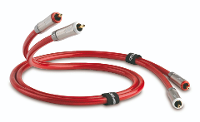QED: Reference Audio 40 RCA Tulp Kabel 3,0 Meter   Rood