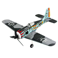 QF013 FW 190 Borstelloos 350mm Spanwijdte 2.4GHz 4CH 6 Assen Gyro Eén Toets Aerobatiek EPP RC Vliegtuig Vaste Vleugel Oo