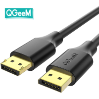 QGeeM DP naar DP high speed kabel ondersteunt 4K @ 60Hz en 2K @ 144Hz Compatibel met pc Notebook TV