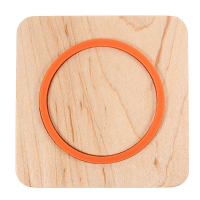 Qi Square Wireless Charger Charging Pad Wood Plate Charger For Cellphone