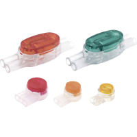 Quadrios 1905C140 Draadconnector Flexibel:   Massief:   Aantal polen: 2, 3, 4 25 onderdelen Geel, Rood, Blauw