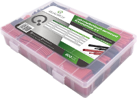 Quadrios 1905CA062 Krimpkous assortiment Zwart, Rood 800 onderdelen