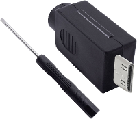 Quadrios 2001C218 HDMI connector Stekker, recht Aantal polen: 20 Zwart 1 stuk(s)