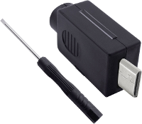 Quadrios 2001C220 HDMI connector Stekker, recht Aantal polen: 20 Zwart 1 stuk(s)