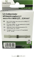 Quadrios 2011C398 Stootverbinder 0.25 Mm² 0.34 Mm² Volledig geïsoleerd Wit 20 stuk(s)
