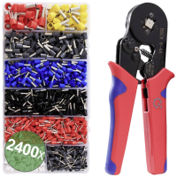 Quadrios 22T007 22T007 Krimptangset Adereindhulzen 0.25 Tot 10 mm² Incl. Assortiment adereindhulzen