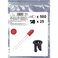 Quadrios 25O206 LED assortiment Rood Rond 5 mm 700 mcd 20 mA 2.0 V