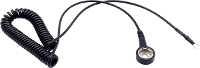 Quadrios ESD aardingskabel 1.80 M Drukknop 10 mm, Ringkabelschoenaansluiting