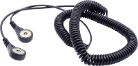 Quadrios ESD aardingskabel 3.60 M Drukknop 4 mm