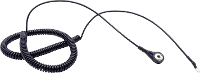 Quadrios ESD aardingskabel 3.60 M Drukknop 4 mm, Ringkabelschoenaansluiting