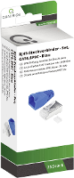 Quadrios RJ 45 connector set CAT 6 Stekker, recht Blauw 1906C168 25 stuks