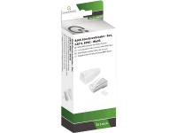 Quadrios RJ 45 connector set CAT 6 Stekker, recht Wit 1906C171 25 stuks