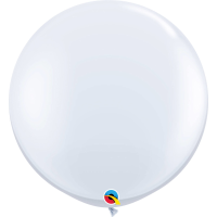 Qualatex mega ballon 90 cm wit