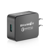 [Qualcomm Certified] Blitzwolf® Qc3.0 18W Usb Charger Us Adapter With Power3s And Quick Charge 3.0 Tech Compatible With Qc2.0 For Samsung Xiaomi Lg Letv