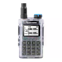 QUANSHENG UV K1/UV K1L Mini Walkie Talkie Multi band 50 600 MHz Frequentie bereik 200 Kanalen NOAA Type C Opladen Lange