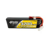 QUDI 7.4V 11.1V 14.8V 22.2V 3200mAh 25C 2S 3S 4S 5S 6S LiPo batterij T aansluiting voor RC auto