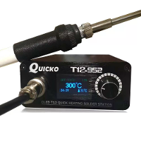 QUICKO T12 952 Snelle Verwarming Soldeerstation OLED Scherm Auto Slaap 200°C 480°C 24V 4.5A Nauwkeurige Temperatuurregel