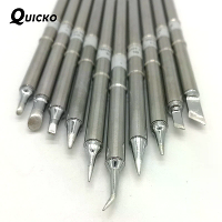 QUICKO T12 Serie 10 delige soldeerboutpuntenset voor 942 soldeerstation Hoge kwaliteit Snelle verwarming Precisiepunten