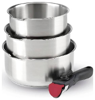 Qulinart by Brandt 194 003 Pottenset 3 delig