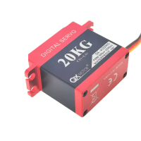 QX MOTOR 20KG 40KG 60KG 8.4V Hoogspanning Hoog Koppel Waterdicht Metal Gear Digitale Servo voor RC Robot RC Auto RC Mode