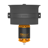 QX Motor 64 mm 12 blade Ducted Fan EDF eenheid CW/CCW Met QF2822 2100KV 2300KV 3300KV 4300KV Brushless Motor Voor RC Vli