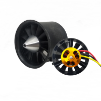 QX Motor 70 mm 12 blads EDF eenheid met QF2827 1800KV 2600KV borstelloze motor voor RC vliegtuigjet