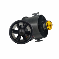 QX Motor 70mm 6 Bladen EDF Eenheid Met QF2827 3500KV Borstelloze Motor 3 4S voor RC Vliegtuig Jet
