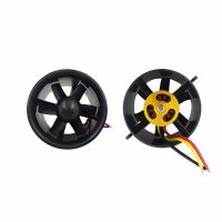 QX Motor 70mm 6 Bladen EDF Unit Met QF2827 2300KV Borstelloze Motor 6S voor RC Vliegtuig Jet
