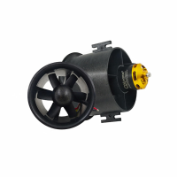 QX Motor 70mm 6 Bladen EDF Unit Met QF2827 3800KV Borstelloze Motor 4S voor RC Vliegtuig Jet