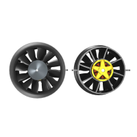 QX MOTOR 80 mm 12 bladige CCW EDF geleide ventilator met QF3748 1000KV borstelloze motor 12S voor RC vliegtuig