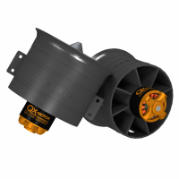 QX Motor QF3538 2000KV 80mm 12 Blade 6S EDF Ducted Fan Unit Met Borstelloze Motor CW/CCW Voor RC Vliegtuig Vaste Vleugel