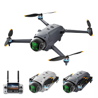 QY A26 PRO GPS 5G WiFi FPV met 4,5 inch LCD scherm, bediening, 1080P HD dubbele camera, servo jivel, 360° obstakelvermij